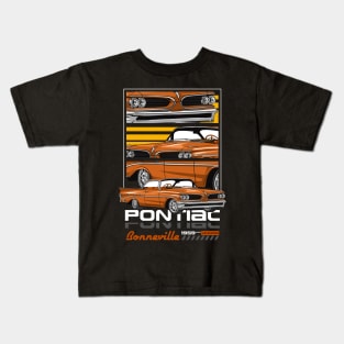 Classic Bonneville Muscle Car Kids T-Shirt